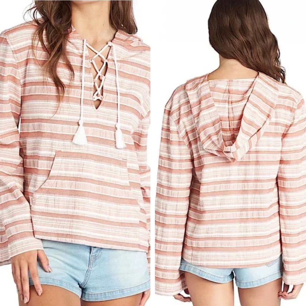 NWT ROXY PARADISE CALLING WOVEN PONCHO - Size S